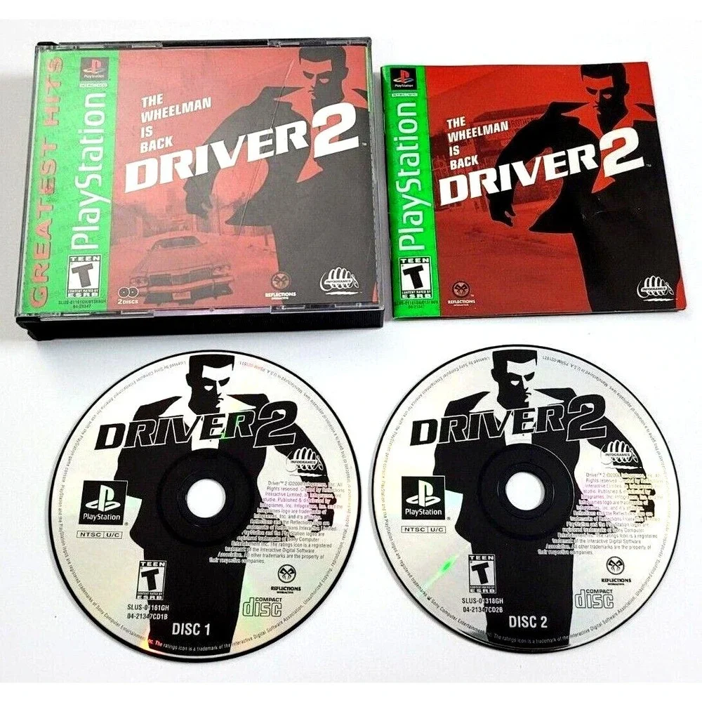 DRIVER 2 - PLAYSTATION 1 - COMPLETE!